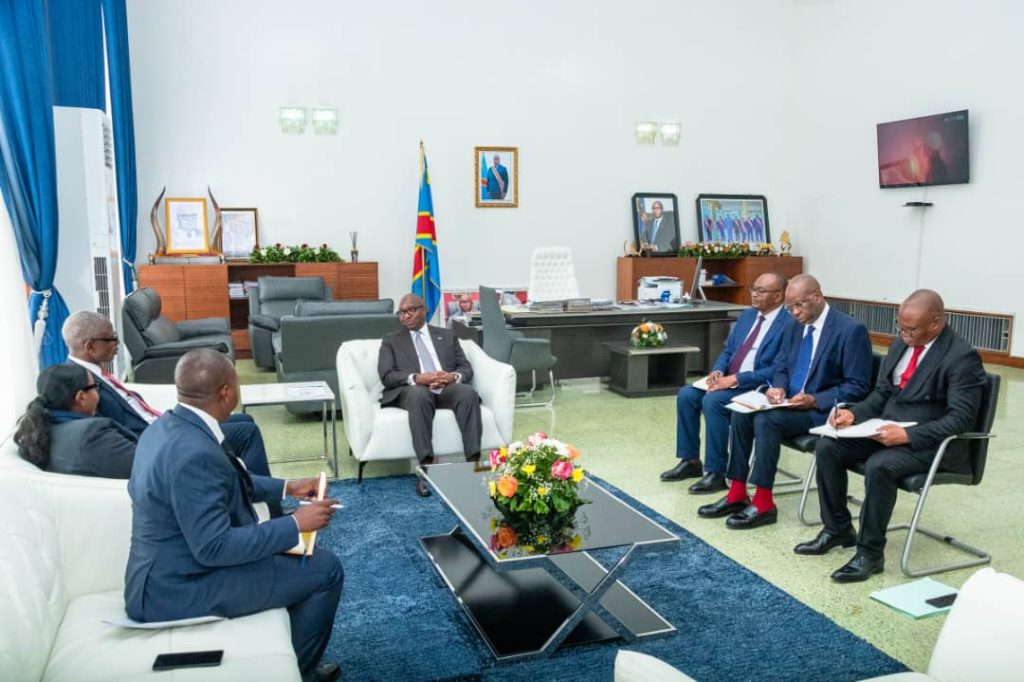 RDC : Sama Lukonde, rassuré par le PNUD de la poursuite de leur partenariat et de l’accompagnement du projet de modernisation de la Chambre haute du Parlement
