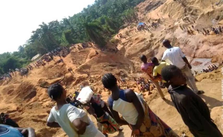 Kasaï : un glissement de terrain fait deux mort dans un carré minier à Tshikapa
