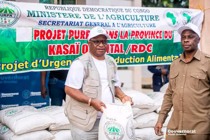 Kasaï-Oriental : des semences et intrants agricoles distribués aux agrimultiplicateurs pour faire face à la crise alimentaire