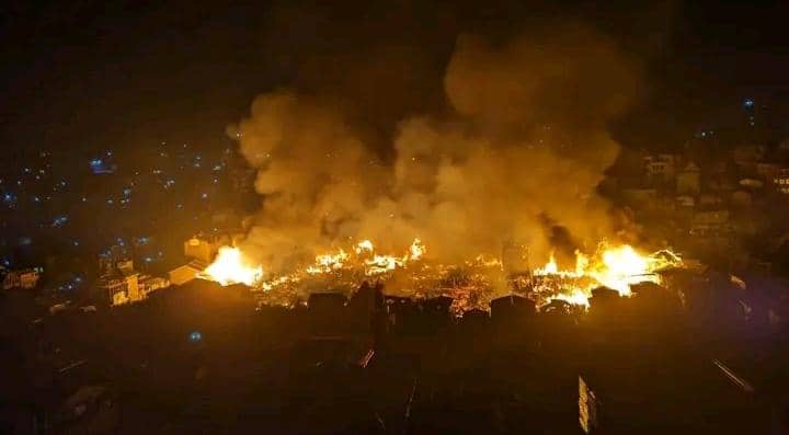 Bukavu : des blessés et plusieurs maisons ravagées par un incendie à Panzi